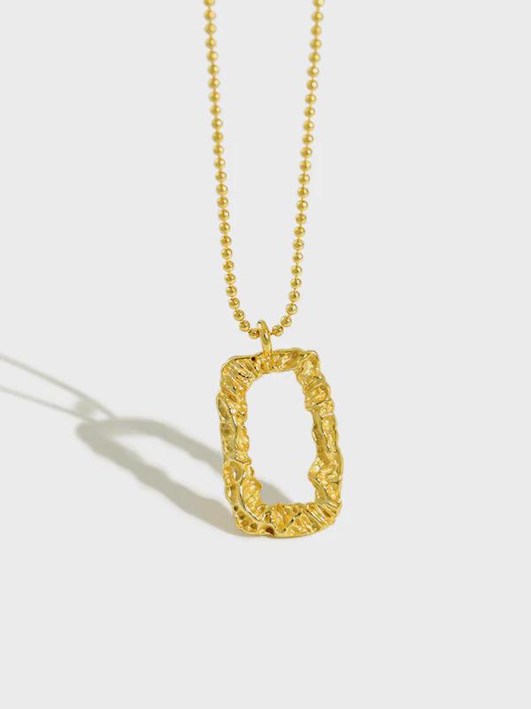 Square Hollow Necklace