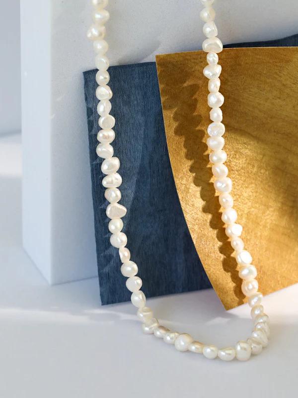 Baroque Pearl Beaded Necklace