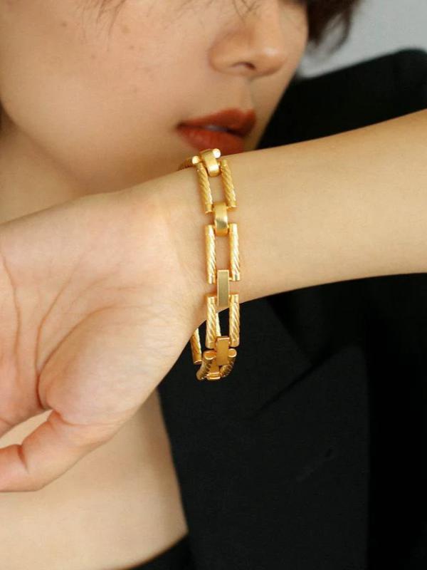 Pierre Balmain Square Chain Bracelet