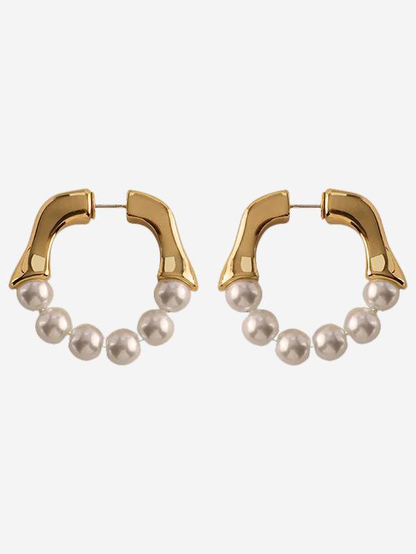 Irregular Pearl Earrings