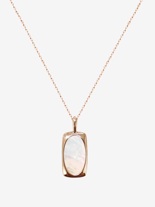 Mother of Pearl Pendant Necklace