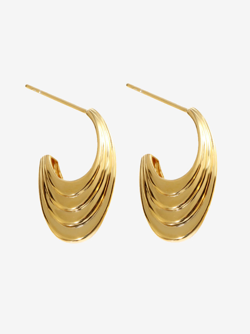 U-shaped Thread Earrings