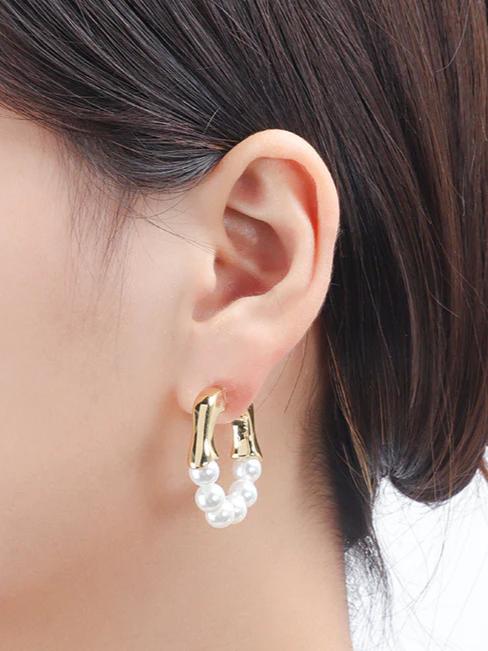 Irregular Pearl Earrings