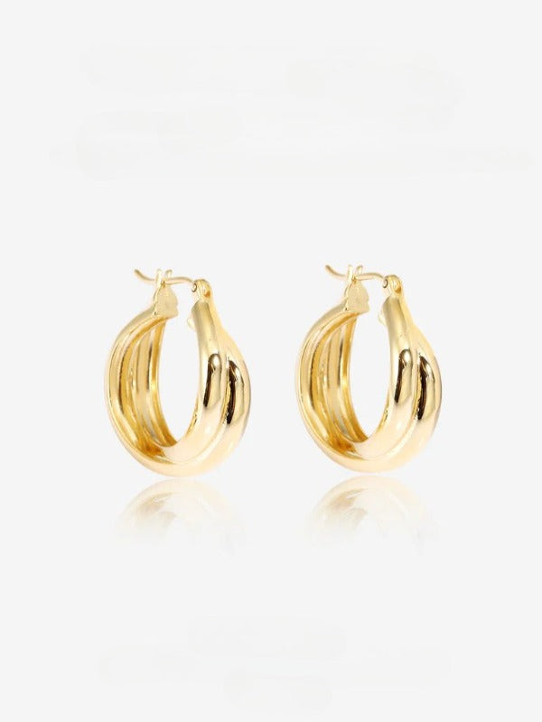 Jérémy Amelin Ridges Hoop Earrings